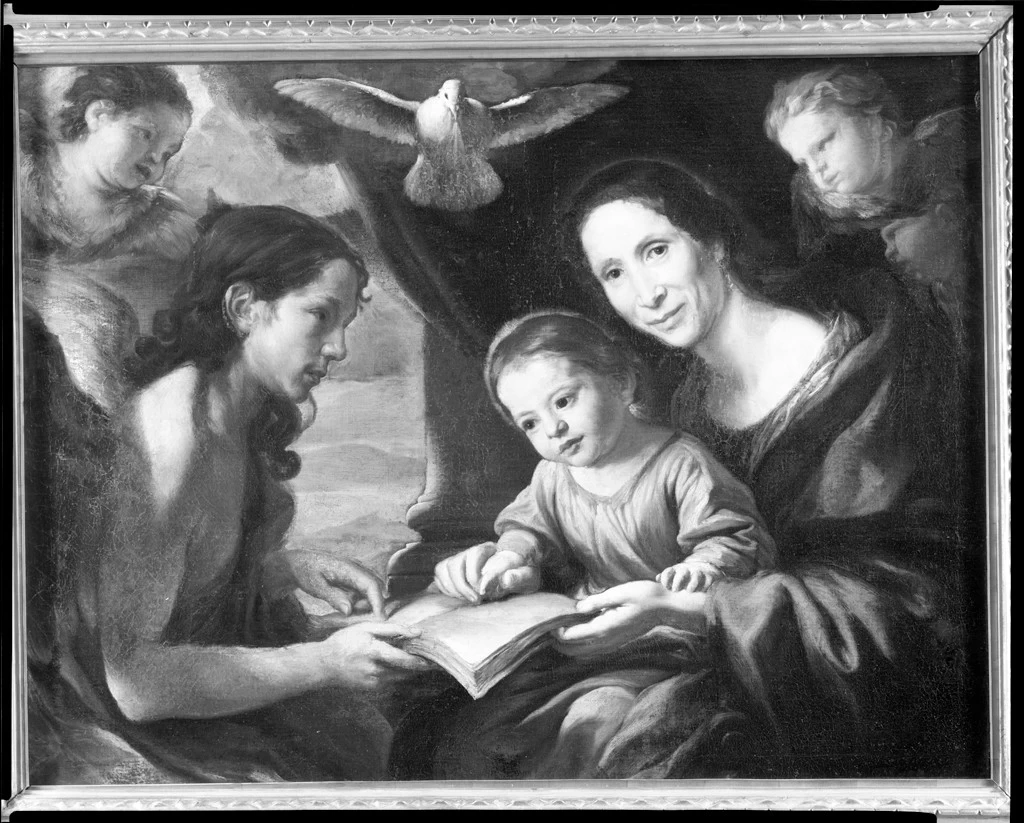 Sant'Anna insegna alla Vergine a leggere - Fogg Museum